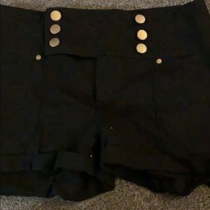 Black shorts